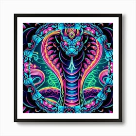 Psychedelic Cobra 2 Poster