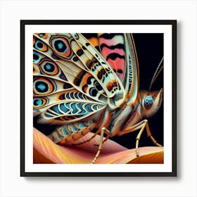 Footprint Butterfly Art 3 Art Print