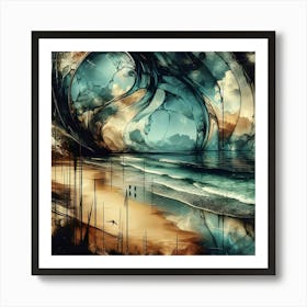 By The Sea No 10 1 Art Print