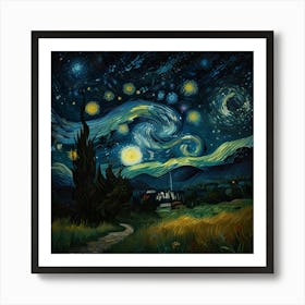 Starry Night 25 Art Print