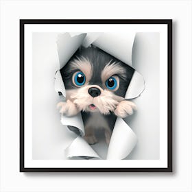 3D Disney Aristocats Puppy Graphic Art Print