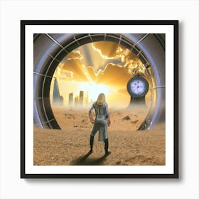 Time Portal Genesis Art Print