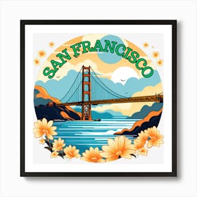 Golden Gate Bridge Art Print