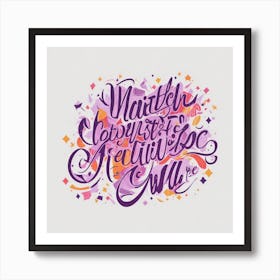 Calligraphy Art Print