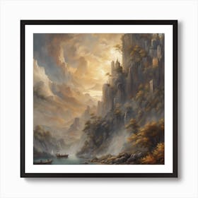 Fantasy Landscape Art Print