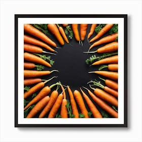 Carrots In A Circle 2 Art Print