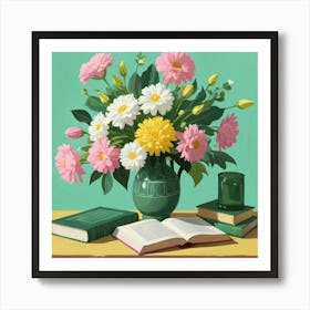 Flowers In A Vase Art Print