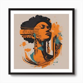 African Woman Art Print