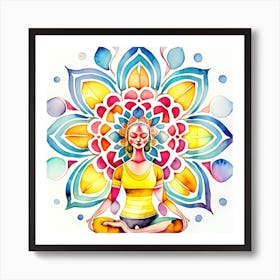 Yoga_4 1 Art Print