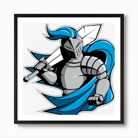 Sword Knight Fictional Character Legionary Warrior Art Print