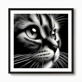 Cat Portrait 1 Art Print