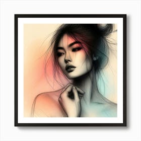 Exotic Beauty Artwork 190 Art Print