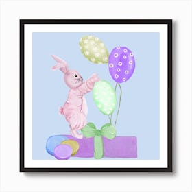 Sweet Easter Gifts Square Art Print