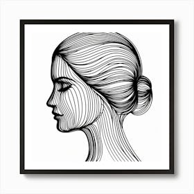 Portrait Of A Woman 25 Art Print