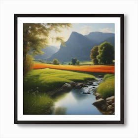 Swiss Landscape Art Print