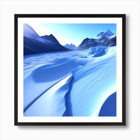 Glacier 6 Art Print