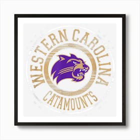 Western Carolina Catamounts Showtime Art Print