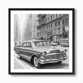 Chevrolet Bel Air Art Print