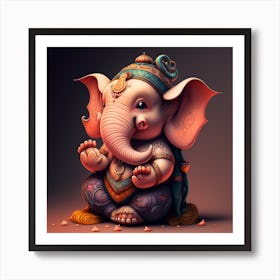 Shree Ganesha 2 Art Print