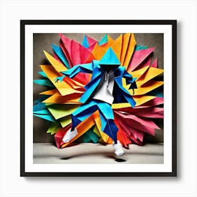 Origami Dancer 101 Art Print