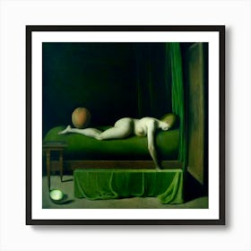 'The Sleeping Woman'- Alexis Nudea Art Print