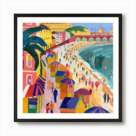 Magical Brighton Beach Series Art Print