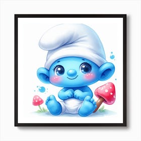 Smurf Art Print