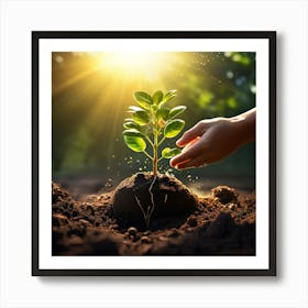 A Small Seed That Grows Into A Large Tree Bearing Fruits 1 Art Print