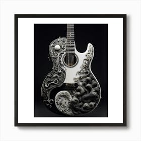 Yin and Yang in Guitar Harmony 14 Art Print