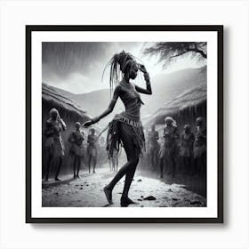 African Dancer 1 Art Print