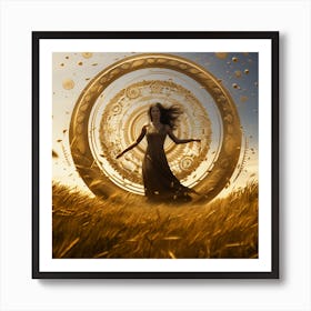 A Golden Age Portal Art Print