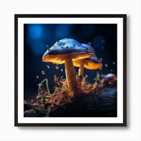 Dramatic mushroom 3 Art Print