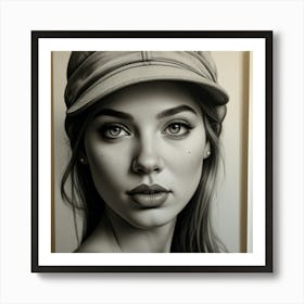 Portrait Of A Girl 1 Art Print