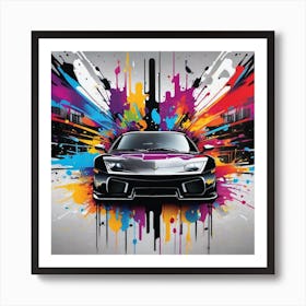 Car Painting 12 Art Print