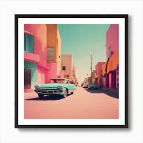 Street Scene In Mexico City 2 Art Print