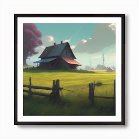 House In The Countryside 8 Art Print