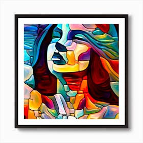 Hecate Glass Mosaic 2 Art Print