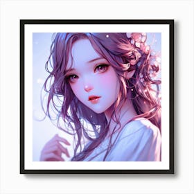 Anime Girl (43) Art Print