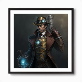 Myeera Steampunk Ironman Sherlock Holmes Mix Up 5775b56a Bedc 49a3 896d 5e8fa7d11386 Art Print