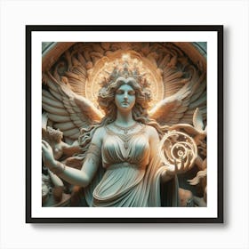 Ancient Greek Goddess Hera Art Print