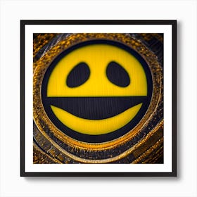 Smiley Face Art Print