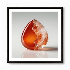 Agate Tear Art Print