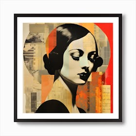 'Lady In Red' Art Print