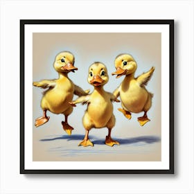 Ducklings 34 Art Print