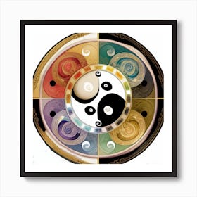 Yin Yang 2 Art Print