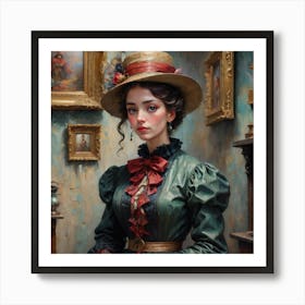 Victorian Woman Art Print