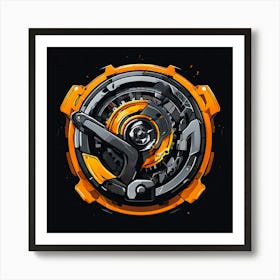 Logo Vector Mechanic Car Repair Automotive Tools Service Garage Wrench Gear Maintenance (10) Art Print