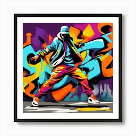 Graffiti Dancer Poster