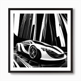 Mclaren Sports Car Art Print