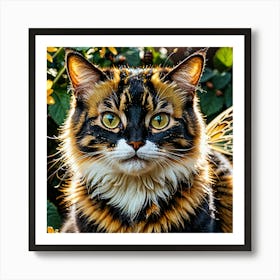 Cat With Wings Art Print